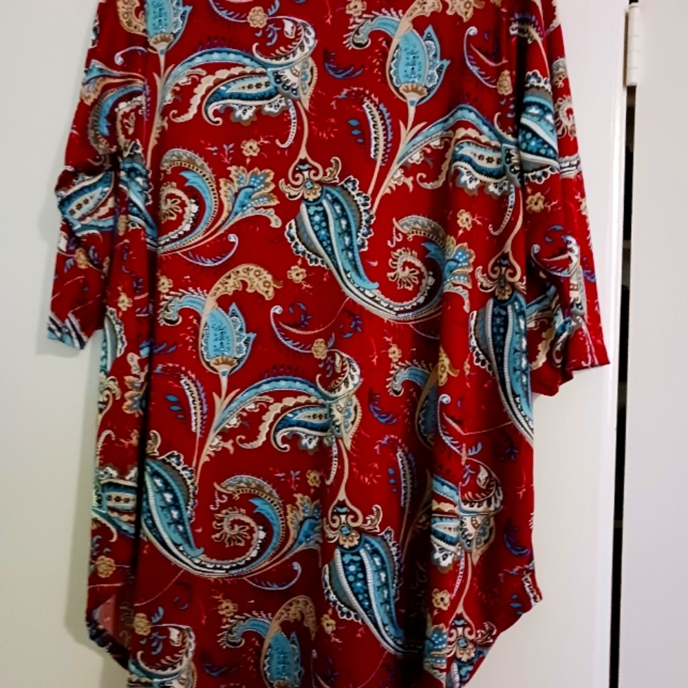 Burgandy tunic